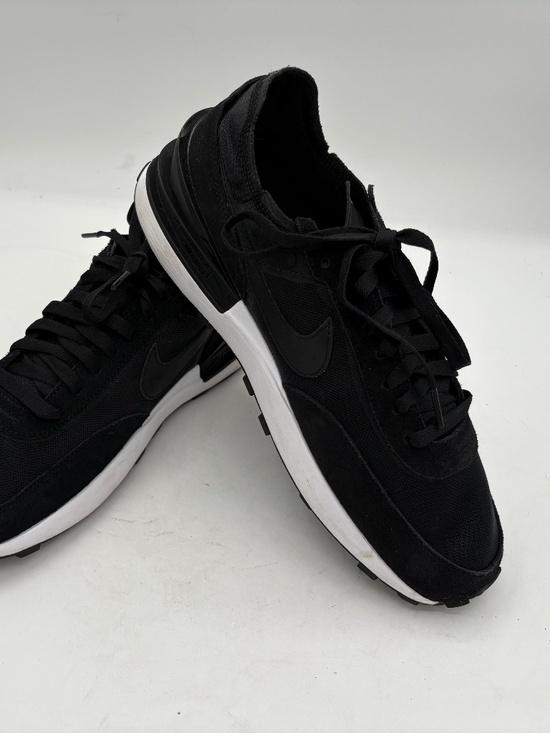 Nike Mens Waffle One Running Shoes DA7995-001 Men's Black/Black-White Size 9 - Picture 2 of 12